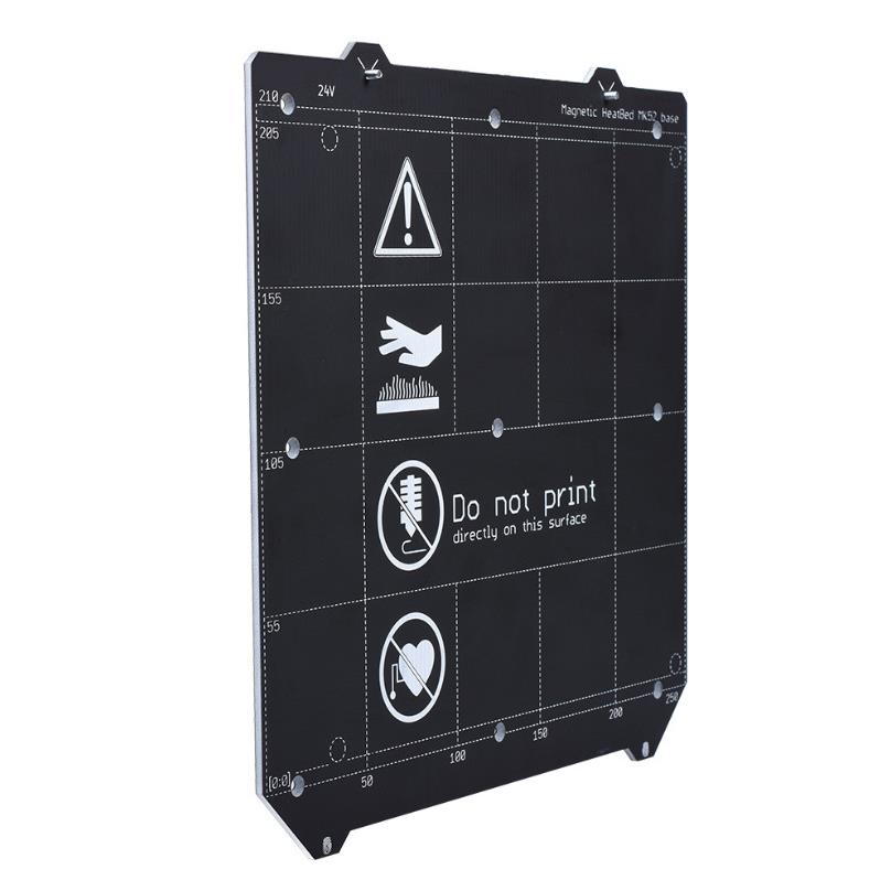 高品质 Prusa i3 MK3/MK3S 3d打印机MK52加热床 24V带磁铁mk3热床