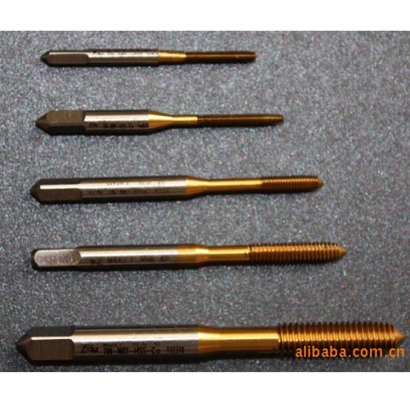 专业订做 非标高速钢丝攻  螺旋丝攻 管用螺旋丝攻