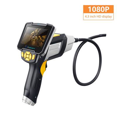 新品200万inskam112 1080P工业带屏内窥镜高清汽车维修蛇管内窥镜