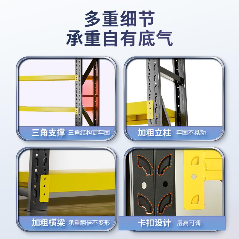 仓储货架家用高颜值架子阳台货架置物架储物间超市商用多层收纳架