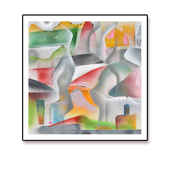 精品 裱X 油画原作23年创作送装 周晁 无冕境地