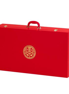 结婚抱枕一对婚庆婚房压床红色喜字靠枕新婚沙发双喜含枕芯靠背垫