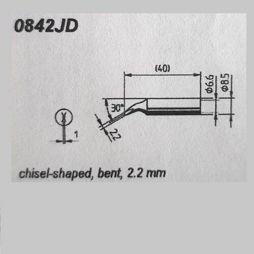 高千穗长寿842JD烙铁头用于ERSA焊头PTC70 POWER TOOL ERGO TOOL