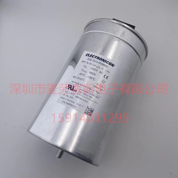 E62.R16-104L30/J 640VAC 3*100UF 450V 德国ELECTRONICON电容器