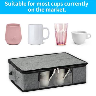 咖啡杯储物盒红酒杯移动茶杯茶具储物盒 Coffee cup storage box