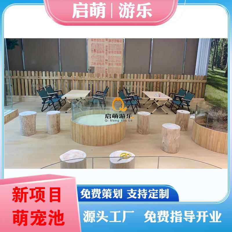 亲子萌宠池互动乐园多款式儿童游乐商用宠物兔子仓鼠香猪屋新项目