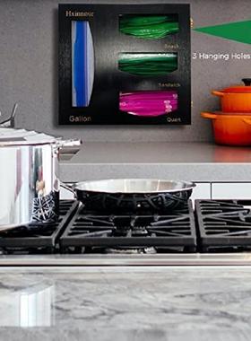 跨境竹木厨房收纳袋整理收纳盒自封袋食品袋盒子黑色抽屉收纳盒