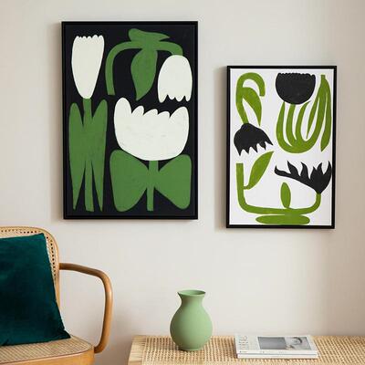 客s装SQ5203饰画法式i风花卉海报客厅厅挂画高级感n玄关画餐厅卧