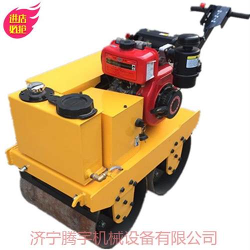 供应TY600C手扶双轮柴油压路机 压道机 源头工厂实惠耐用
