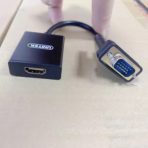 VGA转HDMI ，电脑接口是VGA（15针），显示器接口是HDMI（高清口
