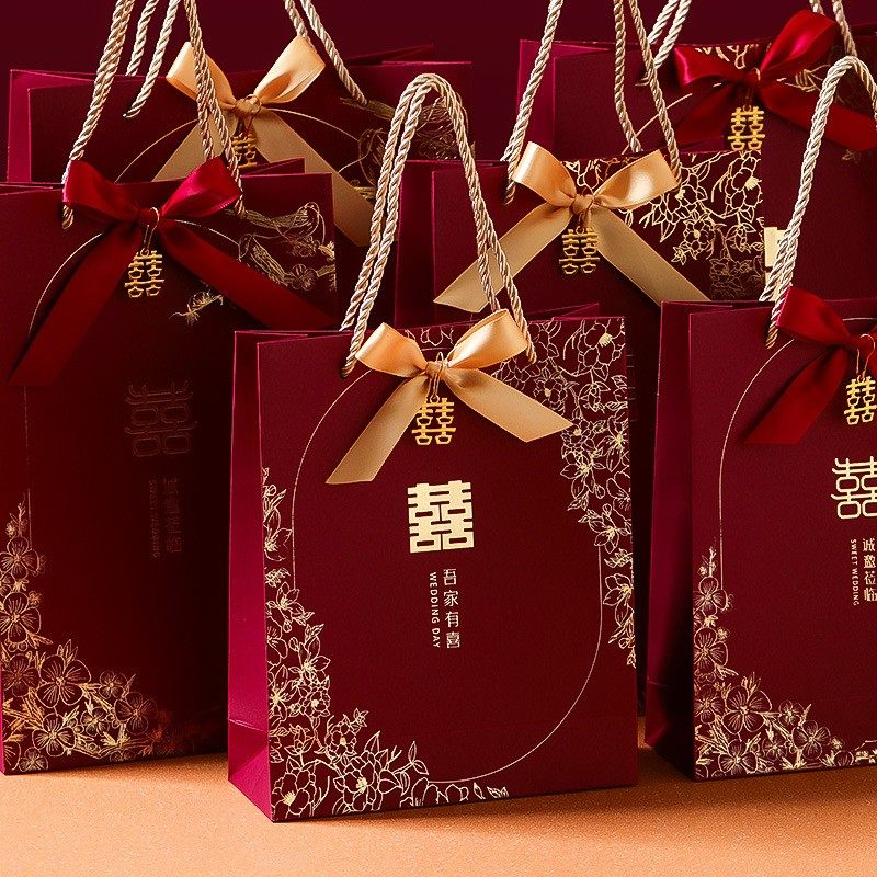 结婚手提袋订婚伴手礼喜糖盒中式新款婚礼糖果包装盒空盒礼品袋子,节庆用品/礼品,糖盒/糖盒配件,淘宝优惠券,粉丝福利购,淘宝优惠卷