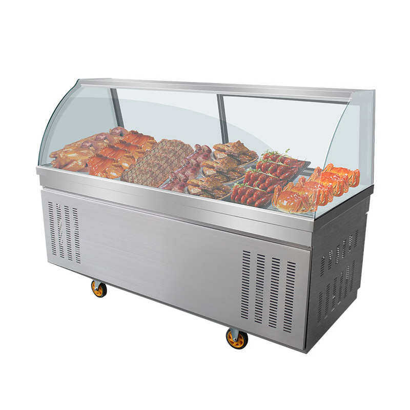 鸭温冷藏柜柜展示凉菜卤菜鲜肉保鲜柜冷藏单双熟食冷冻供应脖柜