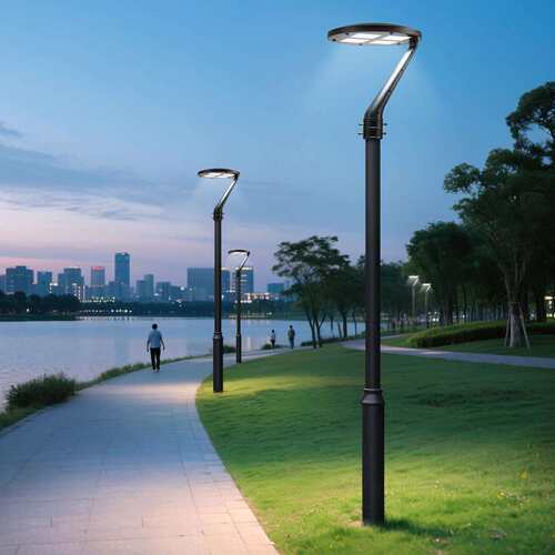 户外花园别墅庭院灯led超亮高杆路灯大功率100W防水小区家用景观