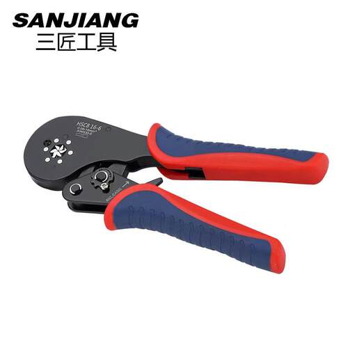 VE管型端子压线钳HSC816-6冷压端子大平方手动接线钳子针形电工钳
