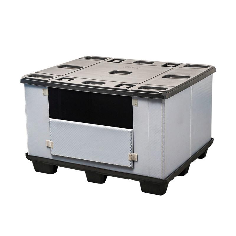 注箱塑围板仓汽物流储周转箱天地盖中ZEL空板蜂窝板折叠汽配车中