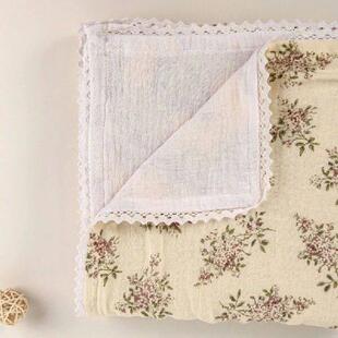 4 Layer Baby Wrap with Delicate Lace Embellishments Elegant