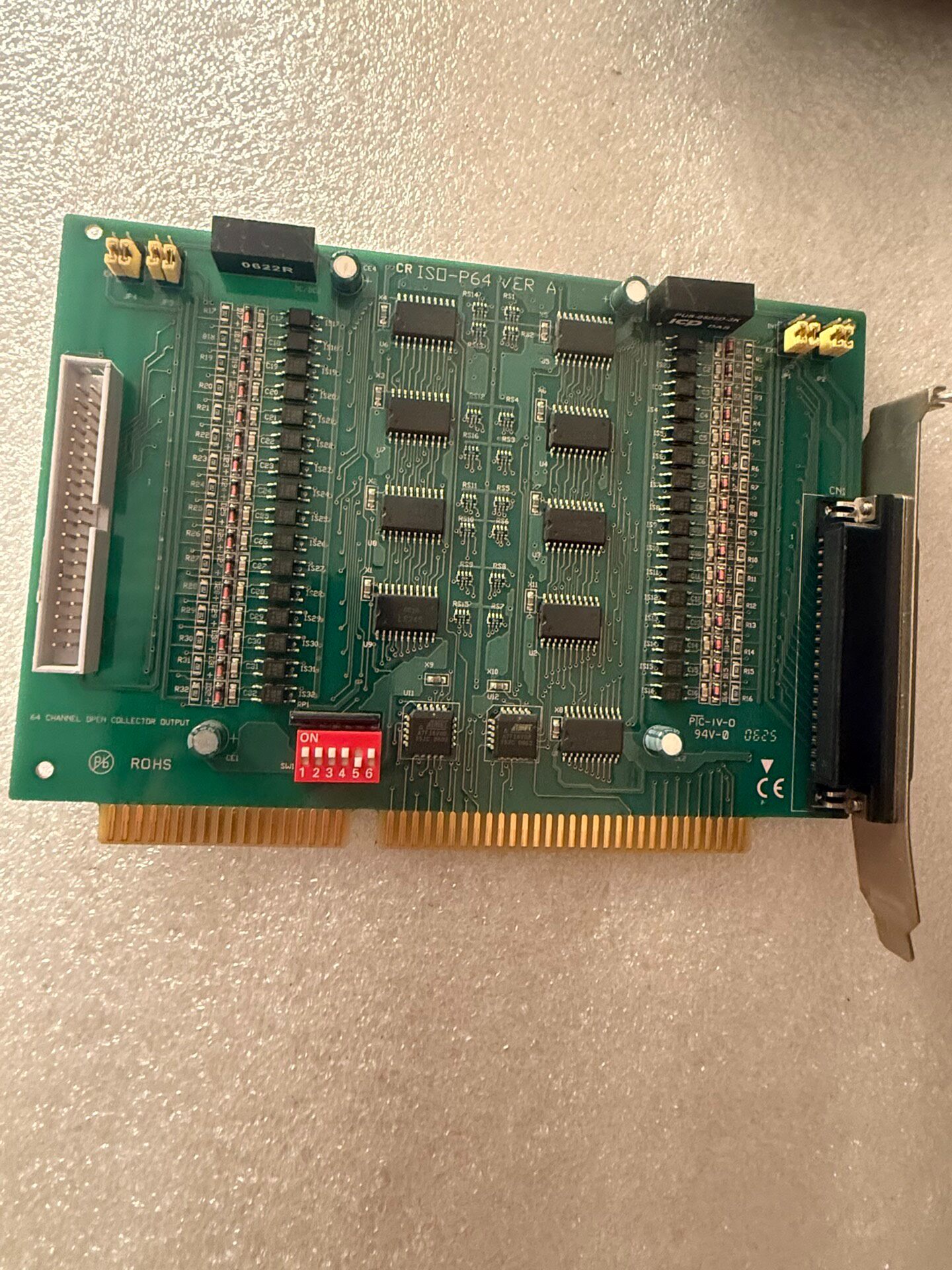 泓格ISO-P64 VER A 64通道光隔离数字输入卡 功