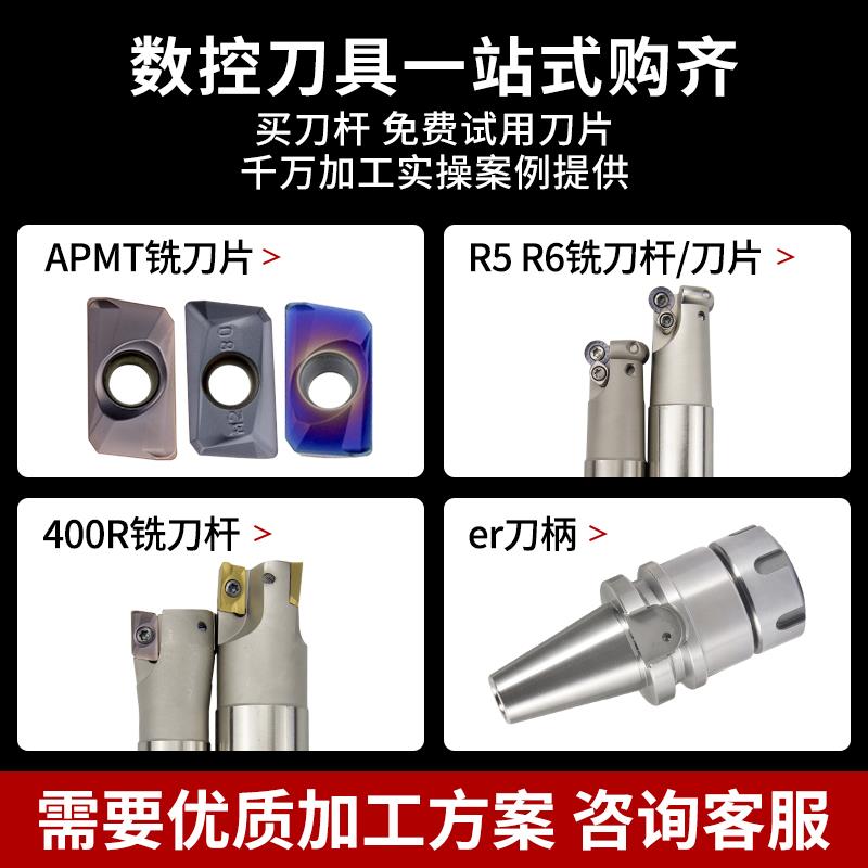 铣刀杆抗震飞刀杆钨钢防震铣刀片专用加工中心300R数控刀杆立铣刀
