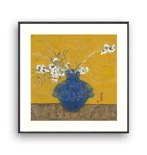 中国美术家协会会员 冯玉红《傲骨2》限量版画装饰画客厅沙发挂画