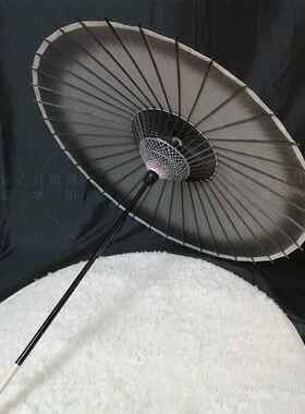 古月惊鸿渐层灰古风真丝伞网红拍照伞知竹夏弃疾推荐汉服摄影道具