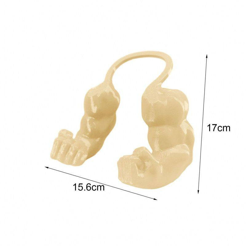 猫咪装扮中指装饰拳击3D模型摆件