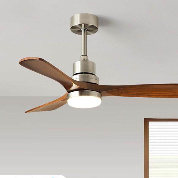 新款直销2025新款大风力电扇客厅吊灯LED餐厅卧室吊扇一体变频复