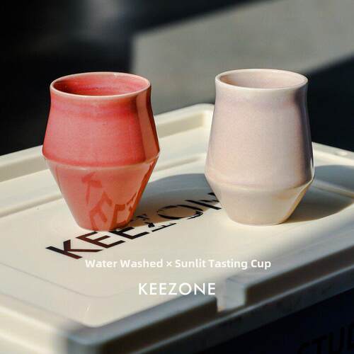 器场KEEZONE水洗日晒咖啡品鉴杯陶瓷杯窑变手冲作弊杯220ml闻香杯