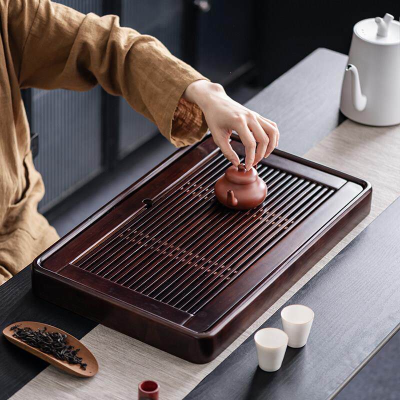 实木茶盘家用小型功夫茶具泡茶台现代家居客厅茶几茶托盛水蓄接水