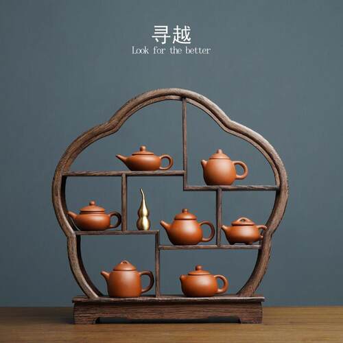 指尖壶小摆件紫砂家居新中式客厅玄关桌茶台茶室博古架禅意装饰品