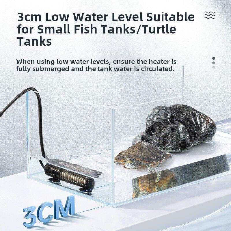 怡式加热棒小型鱼缸加热棒自动恒温智能迷你龟加热器龟缸低水位
