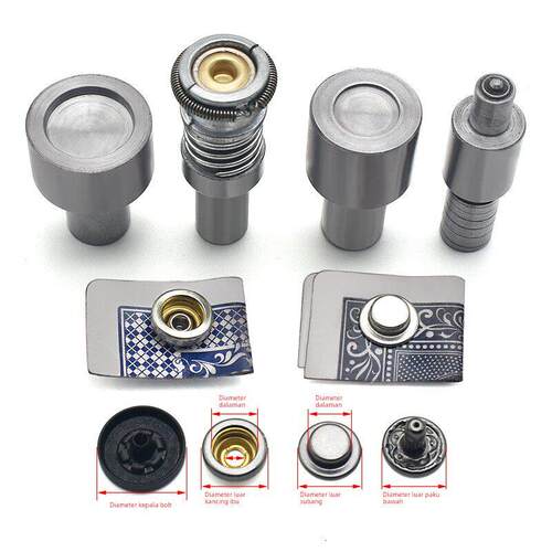 四合扣机器安装模具电动手动按扣铆钉气眼撞钉磨具工具手压机套装