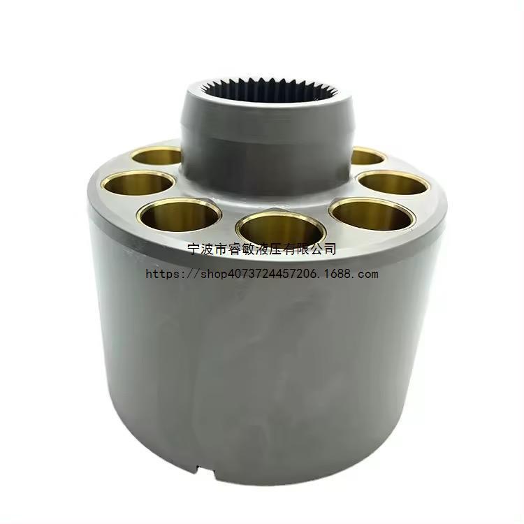 PV90R75缸体柱塞配油盘液压配件90R10090R55缸体柱塞滑靴