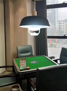 单现代厅灯棋牌室可M811伸缩餐麻将室可调吊斯堪的纳简维亚商店灯
