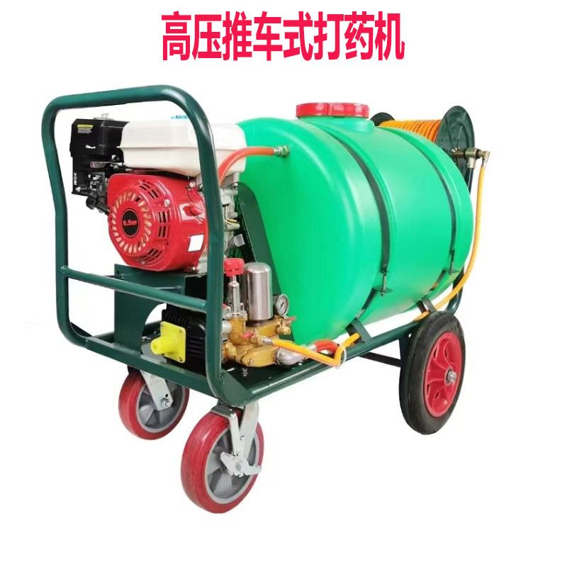 果园手推式汽油机打药车160升300升农用喷雾器电动新型打药车