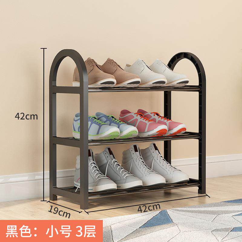 不锈钢鞋架多层简易架子收纳鞋柜门口组装室内家用好看经济型鞋架