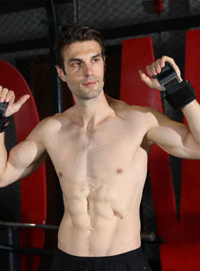 Valeo健身运动举重手套带硬拉护手掌腕指套具支撑助力钩引体向上