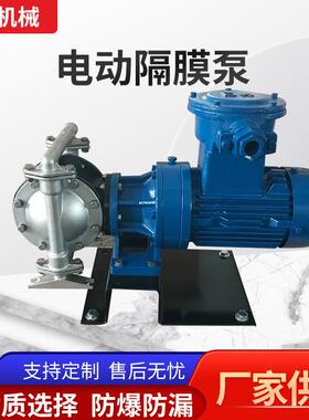 DBY铸铁不锈钢铝合金氟塑料衬氟防爆变频电动隔膜泵厂家