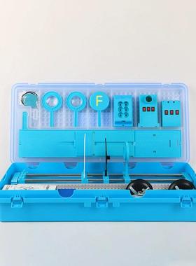 初物理实验器材八年级光力组实验光箱力组合合二光具座凹凸透镜