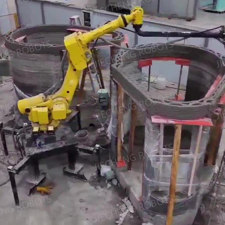 混凝土3D打印机器人水泥建筑打印设备工业机械臂自动打印机