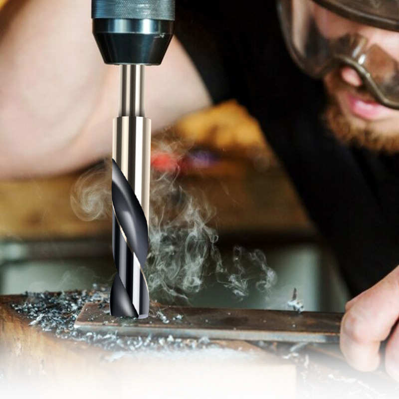 1/2小柄等柄麻花钻头6542高速钢不锈钢金属木工含钴钻开孔扩献学