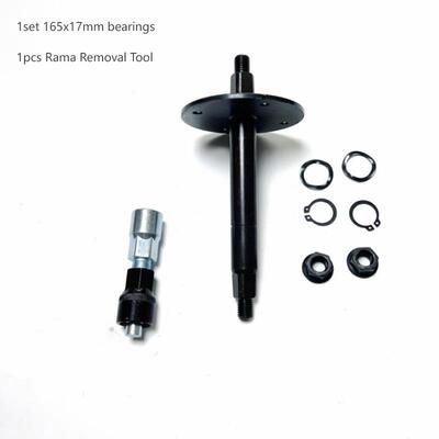 中轴健身车165x17mm轴承带拉马维修配件家用健身车传动轴承中心