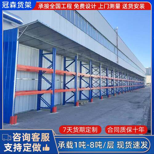 重型仓储货架仓库库房大型多层托盘横梁式置物钢架子工业高位货架