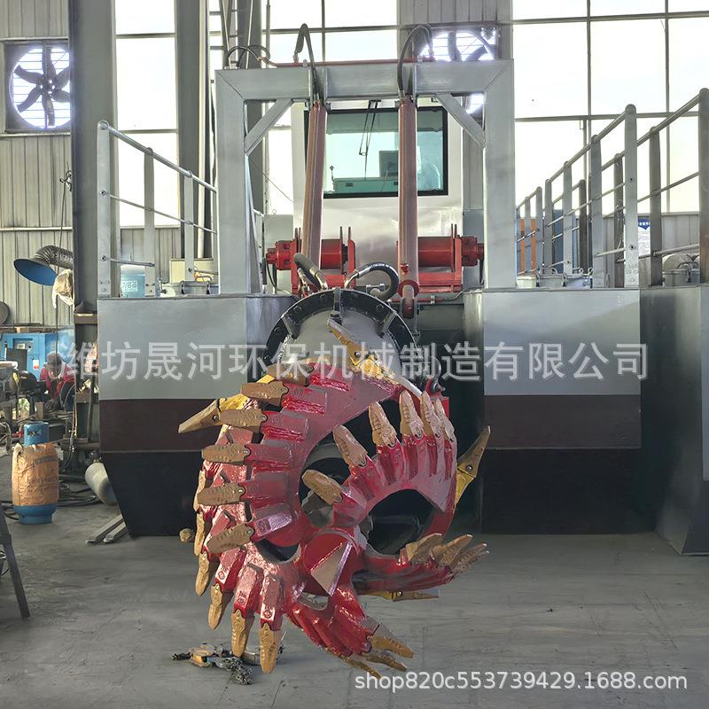 晟河2000立方绞吸式挖泥船大型泵式射吸式抽沙船全液压河道清淤船