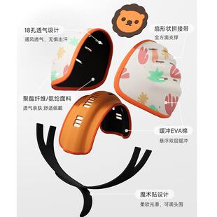 婴摔儿学步护头防帽宝宝器学走路头部保垫BPU儿护童防撞帽神四季