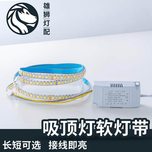 LED恒流软灯带高亮LED吸顶灯壁灯面板灯侧发光灯带8mm宽辅光源
