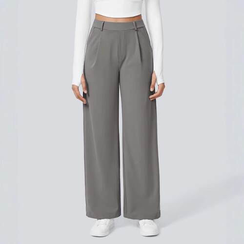 Suit pants, outdoor sports pocket pants, slimming straight