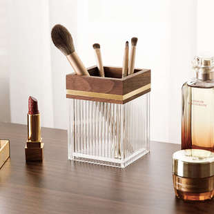 北美化妆刷桶桌面高级感维纳斯系列亚克力化妆刷收纳笔筒化妆刷盒