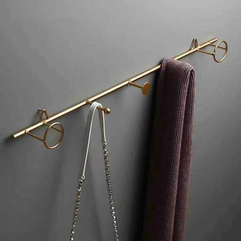 北欧轻奢铁艺挂钩玄关装饰创意墙壁壁挂置物架进门墙上挂衣钩