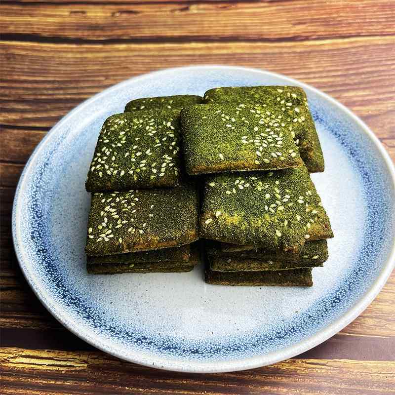 宁波特产苔条饼现做苔菜饼芝麻饼海苔味千传统糕点心层酥零食500g