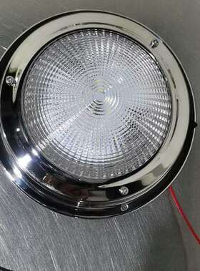 E12024-WR304英寸菊花灯红光白光一体顶灯不锈钢阅读灯游艇房车灯